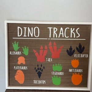 Dinosaur wall art